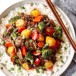 Beef Teriyaki Stir Fry with the BEST Teriyaki Sauce!