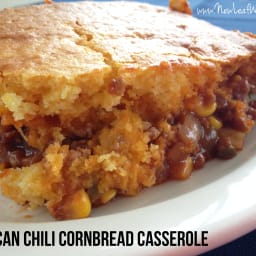 Beefy Cornbread Casserole