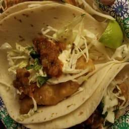 Beer battered fried fish