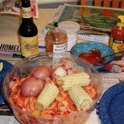 Beer-Boiled Shrimp