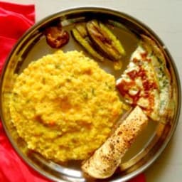 Bengali masoor dal khichdi / khichuri