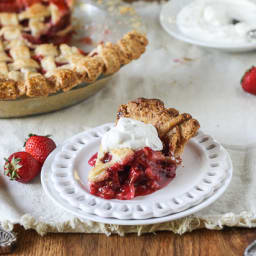 Berry Rhubarb Pie