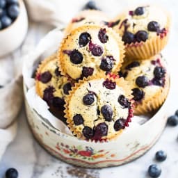 Best Gluten Free Vegan Blueberry Muffins