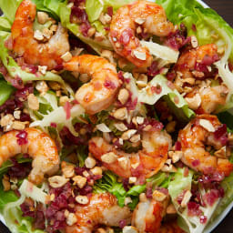 Bibb Lettuce Salad with Grilled Shrimp