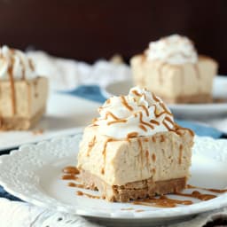 Biscoff No Bake Cheesecake Bars