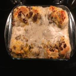 Biscuits and Gravy Bake