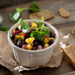 Black bean and corn dip