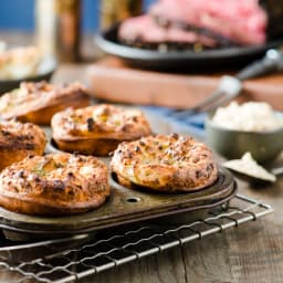 Black Pepper and Chive Popovers