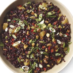 Black Rice and Pistachio Salad