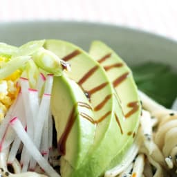 Black Sesame Noodle Bowl