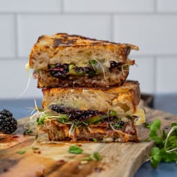 Blackberry Brie Grilled Cheese