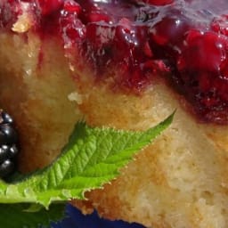 Blackberry Upside Down Cake