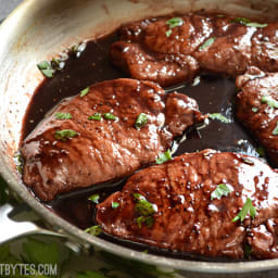 Blackberry Sage Pork Chops