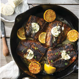 Blackened Fish with Thyme Butter