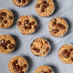 Blender Chocolate Chip Banana Bread Paleo Muffins