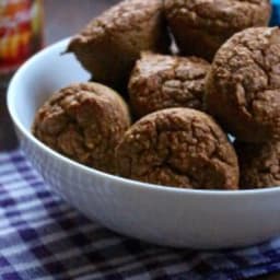 Blender Pumpkin Pie Spice Muffins (No Added Sugar!)