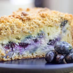 Blueberry Cream Cheese Coffee Cake