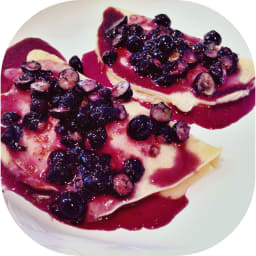 Blueberry Crepes