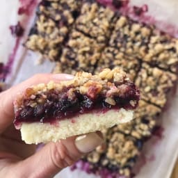 Blueberry Crumble Bars