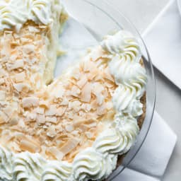 Boozy Coconut Cream Pie