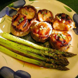 Bourbon-Bacon Scallops