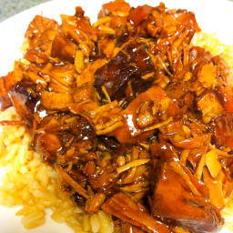 Crockpot Bourbon Crack Chicken 