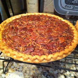 Bourbon Maple Pecan Pie