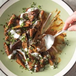 Braised Eggplant with Paprika, Coriander, and Yogurt