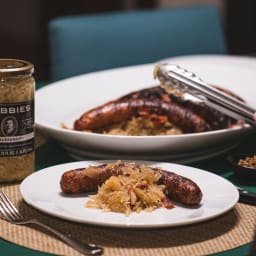 Braised Sauerkraut and Sausage