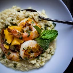 Brazilian Style Coconut Milk Shrimp Risotto