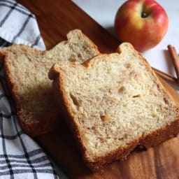 Bread Machine Apple Cinnamon Bread