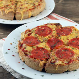 Breakfast Keto Pizza Waffles