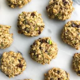 Breakfast-y Chocolate Chip Zucchini Bread Cookies (vegan)