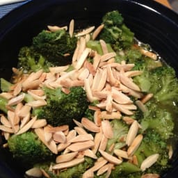 Broccoli with Lemon Almond Butter