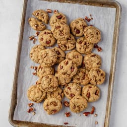 Brown Butter Maple Pecan Cookies (Gluten Free Option)