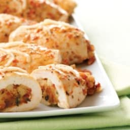 Bruschetta 'n Cheese-Stuffed Chicken Breasts