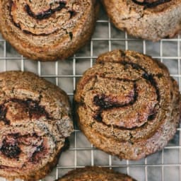 Buckwheat Scones with Cherry Jam