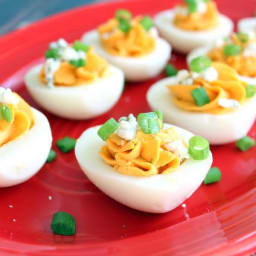Buffalo Ranch Deviled Eggs