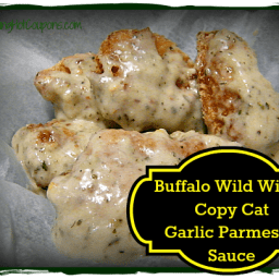 Buffalo Wild Wings Copy Cat Garlic Parmesan Sauce Recipe ~ Make the Best at