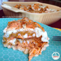 Buffalo Chicken Lasagna Rolls