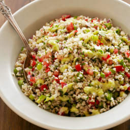 Bulgur Salad with Green Onion Vinaigrette