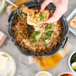 Butter Braised French Onion White Bean Dip