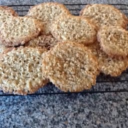 Butter Oatmeal Lace Cookies