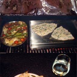 Butterflied Trout in Garlic and Lemon