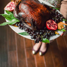 Buttermilk Brined Smoked Turkey