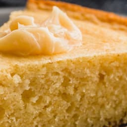 Buttermilk Cornbread in a Cast Iron Skillet