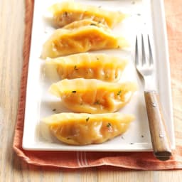 Butternut-Gouda Pot Stickers