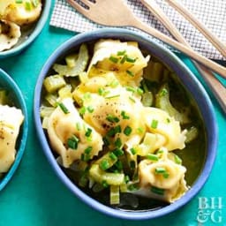 Buttery Celery Tortellini