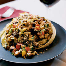 Cabbage Stuffed With Beef, Zucchini and Herbs