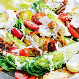 Caesar salad with pancetta recipe
